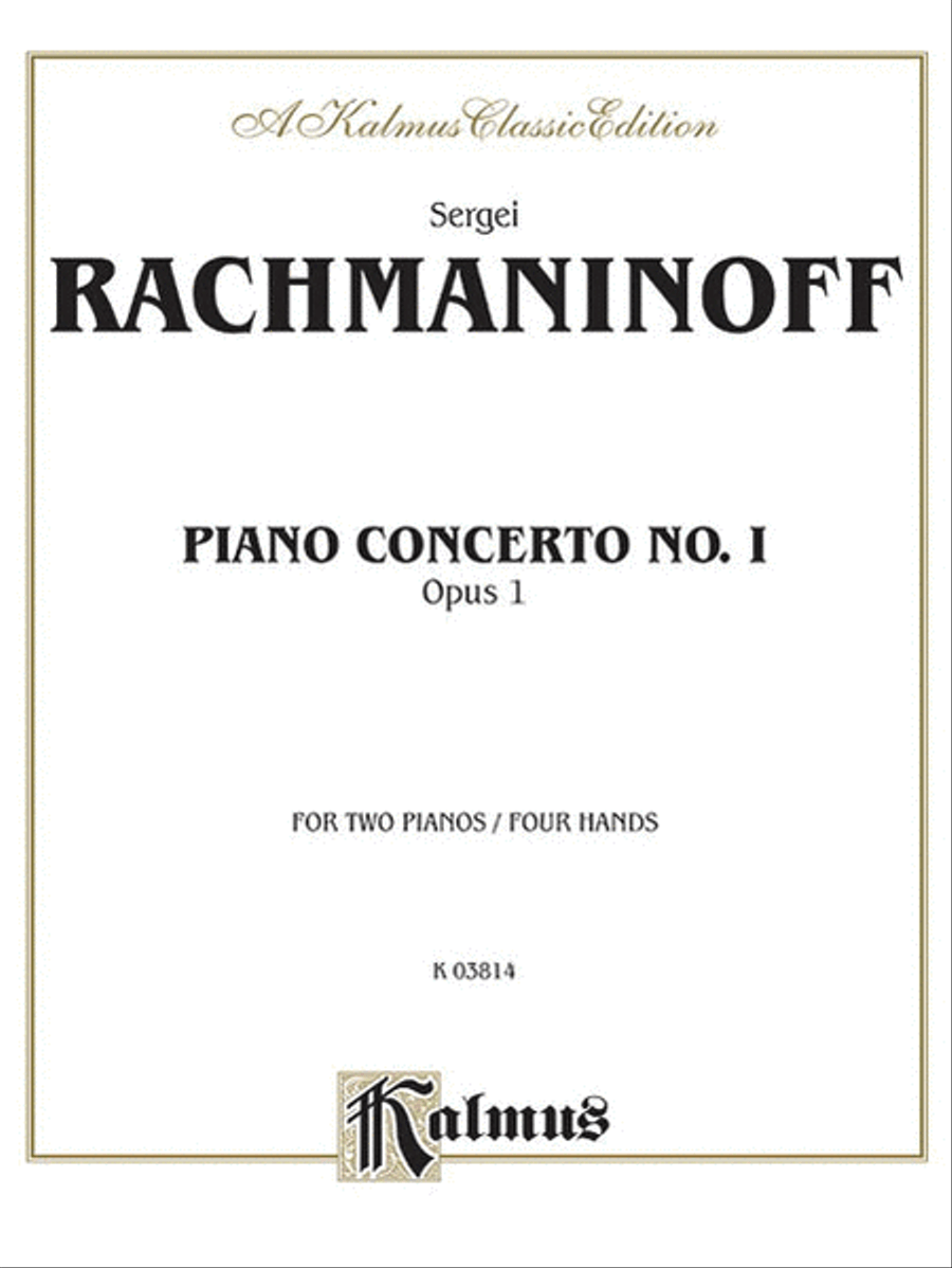 Piano Concerto No. 1 in F-sharp Minor, Op. 1