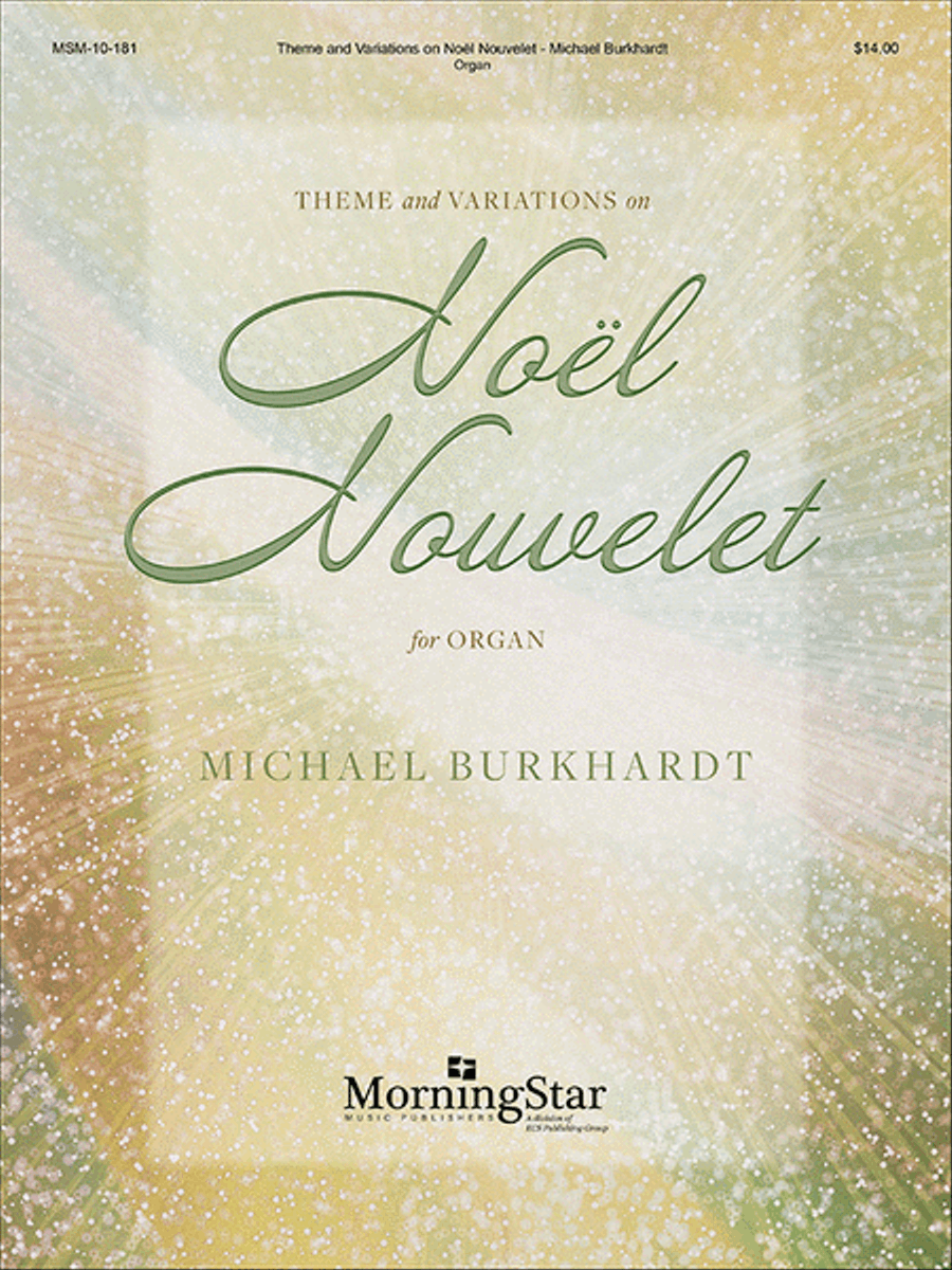 Theme and Variations on Noël Nouvelet Organ scores gallery preview page 1