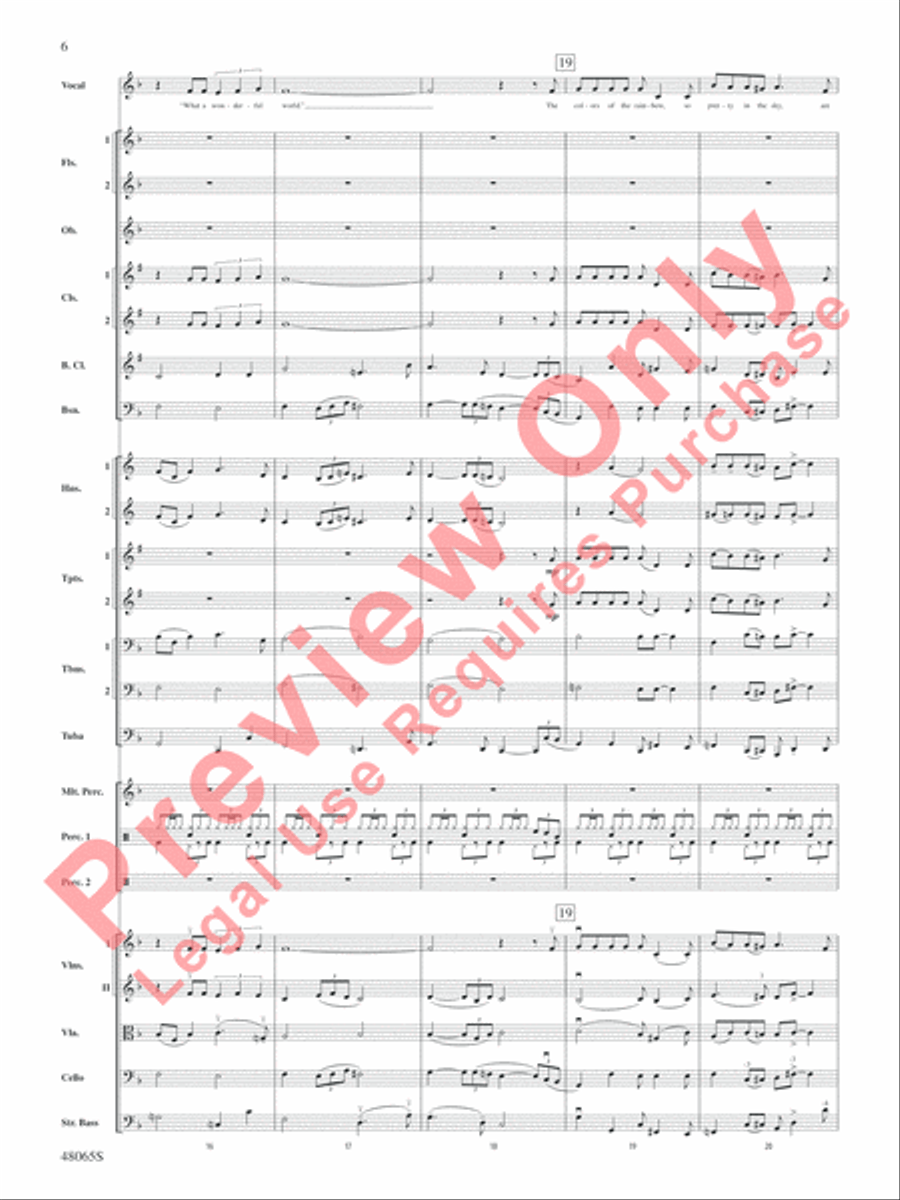 Wonderful Worlds Full Orchestra scores gallery preview page 7