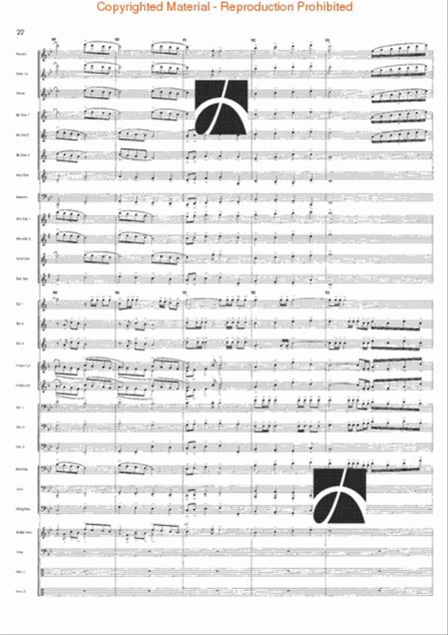 Westminster Carol Concert Band scores gallery preview page 19