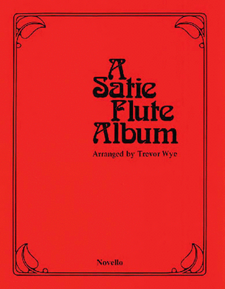Book cover for A Satie Flute Album