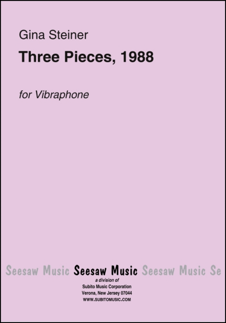 Three Pieces, 1988