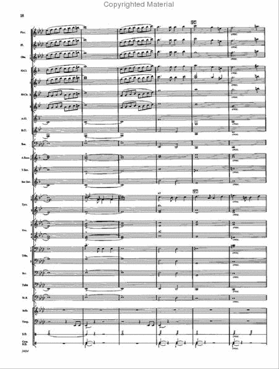 The Americans The Americans Concert Band scores gallery preview page 17