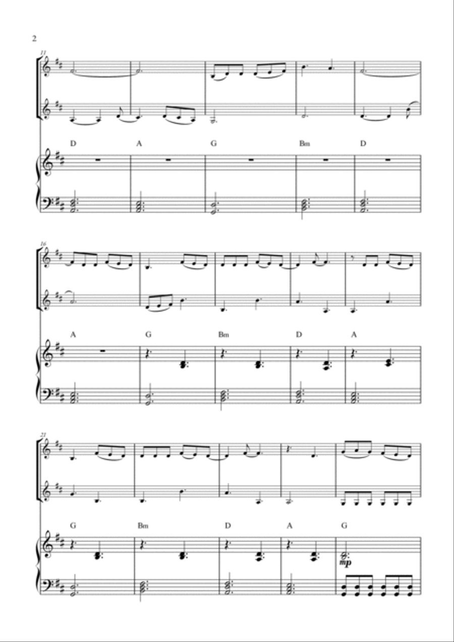 Dandelions Dandelions String Duet scores gallery preview page 2