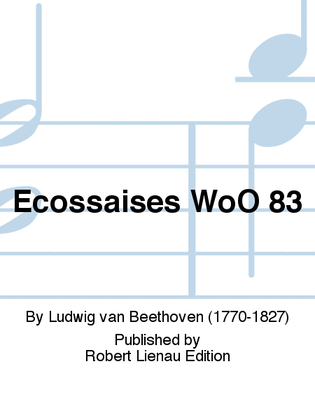 Book cover for Ecossaises WoO 83