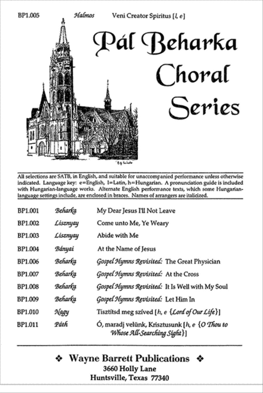 Veni Creator Spiritus 4-Part scores gallery preview page 1