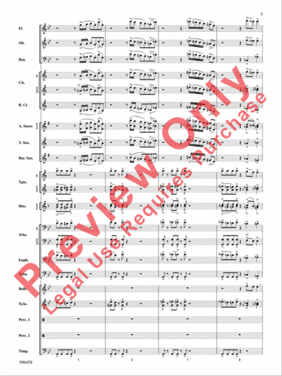 Whirlybird Concert Band scores gallery preview page 4