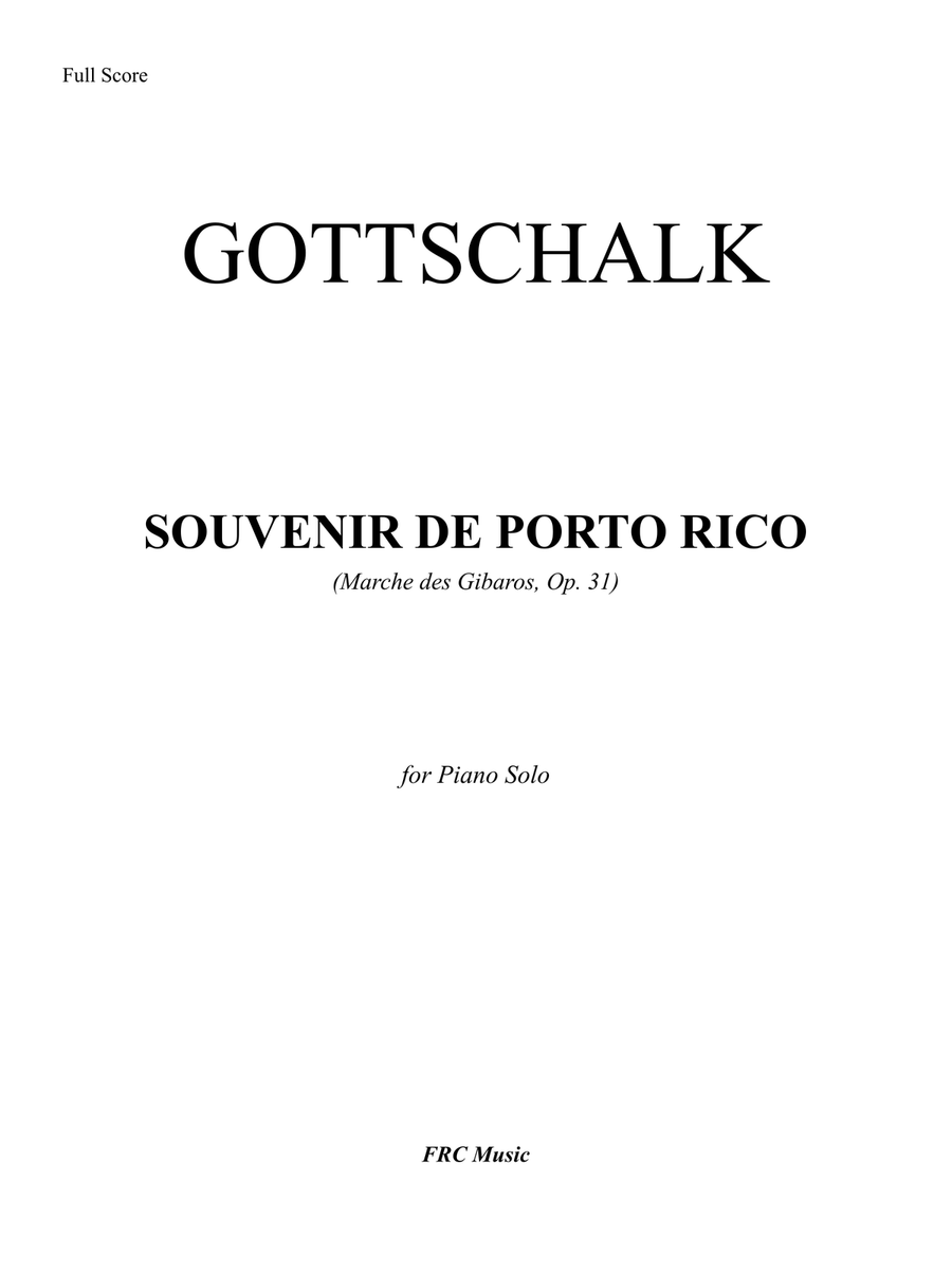 SOUVENIR DE PORTO RICO (Marche des Gibaros, Op. 31) - for Piano Solo Piano Solo scores gallery preview page 2