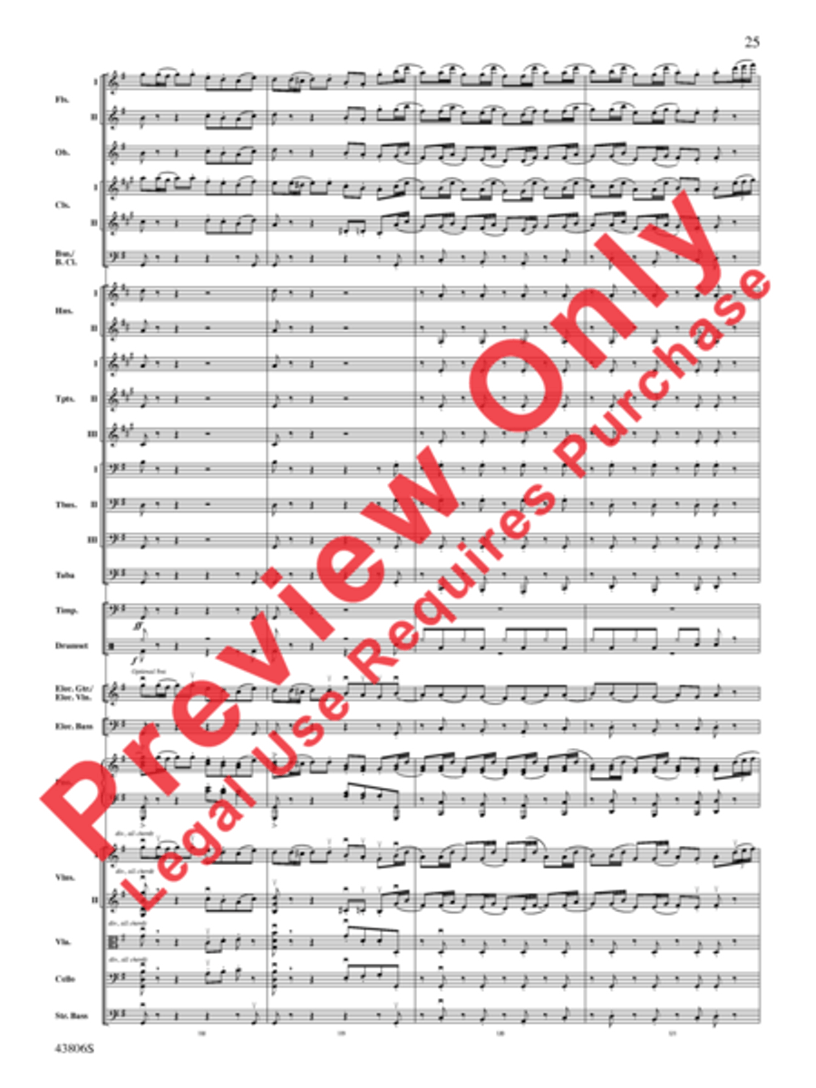 A Mad Russian's Christmas Full Orchestra scores gallery preview page 53