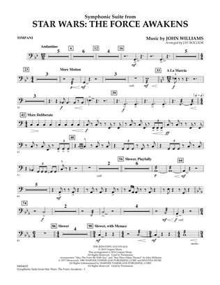 Symphonic Suite from Star Wars: The Force Awakens - Timpani