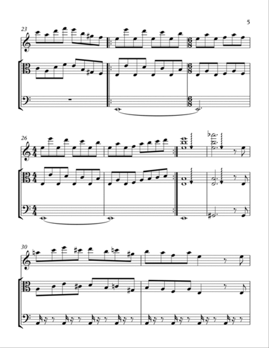 Strange Strange String Quartet scores gallery preview page 5