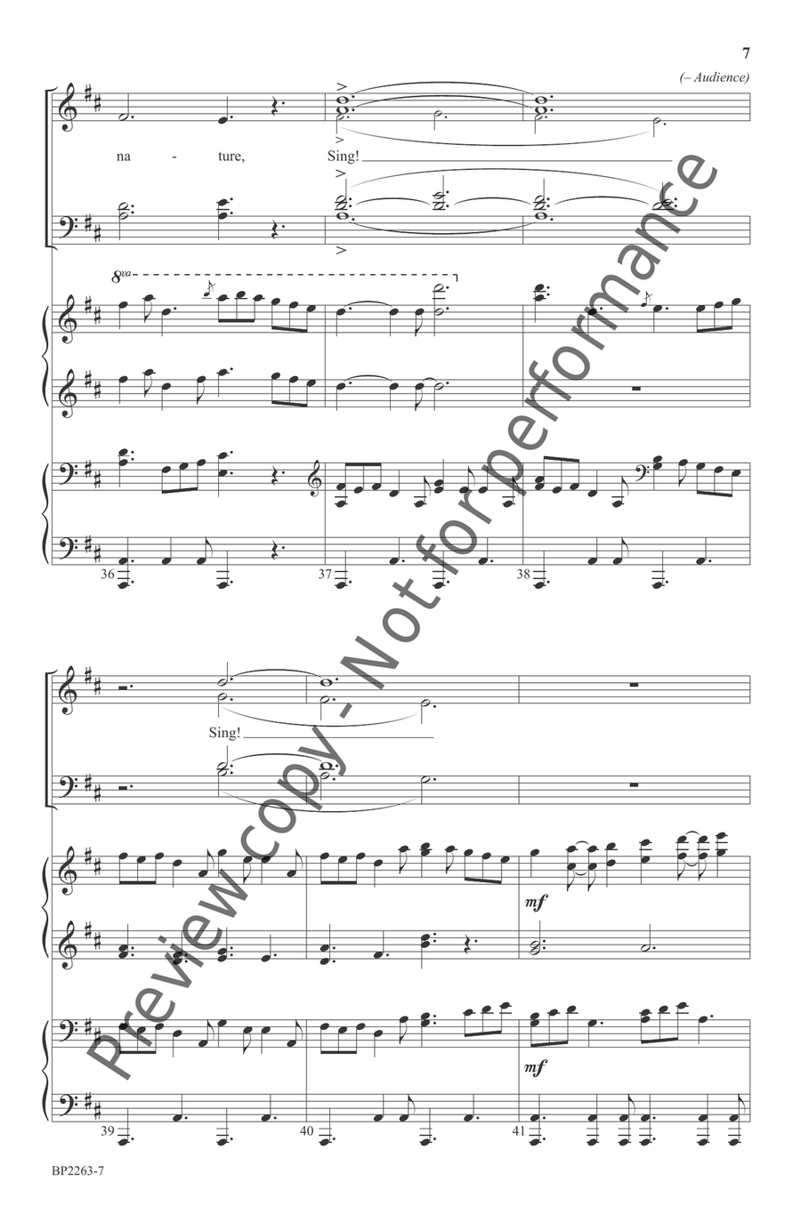 Joy to the World! 4-Part scores gallery preview page 9