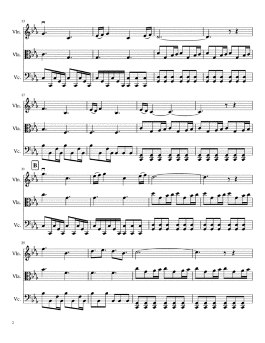 Game Of Thrones Game Of Thrones String Trio scores gallery preview page 3