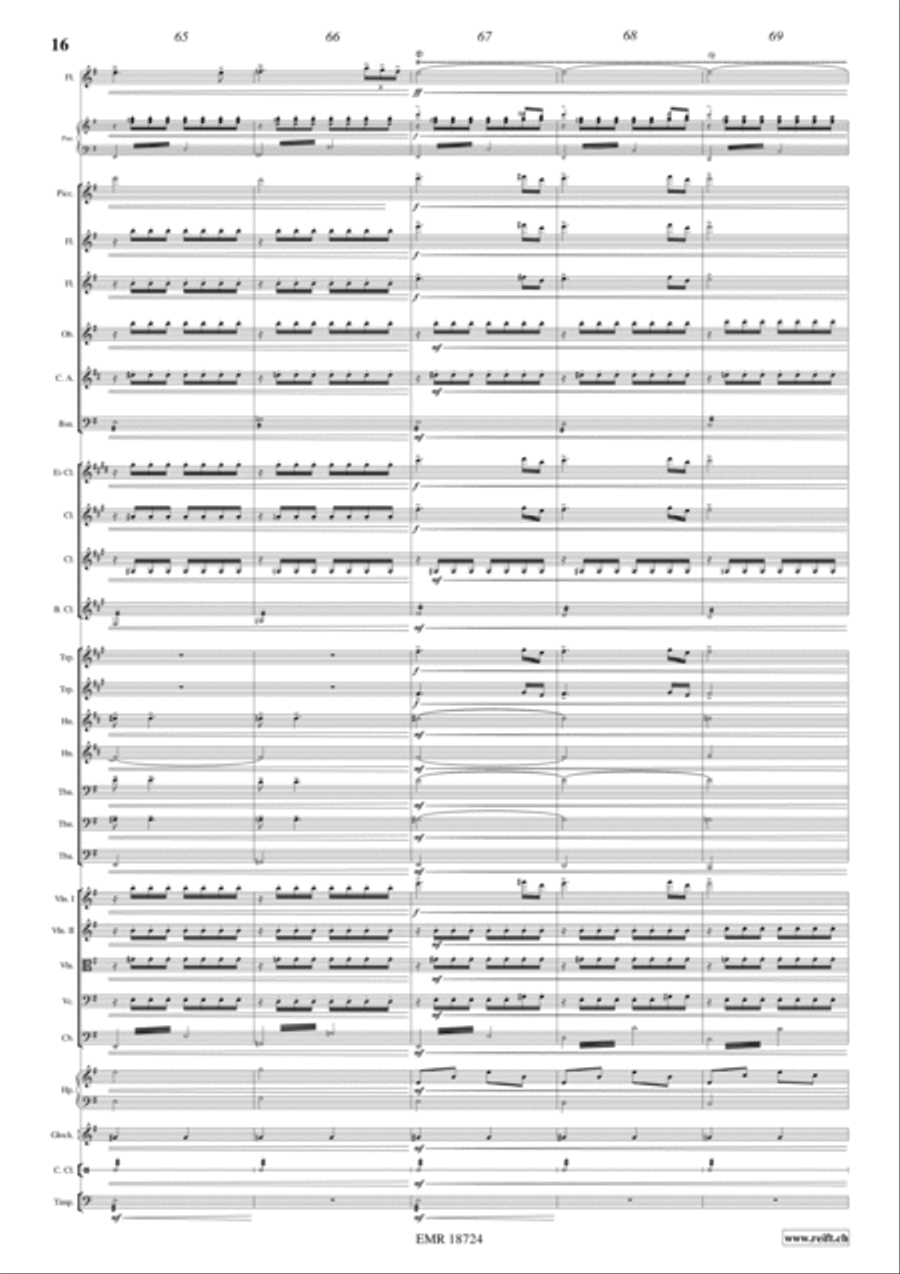 Elegy Elegy Orchestra scores gallery preview page 16