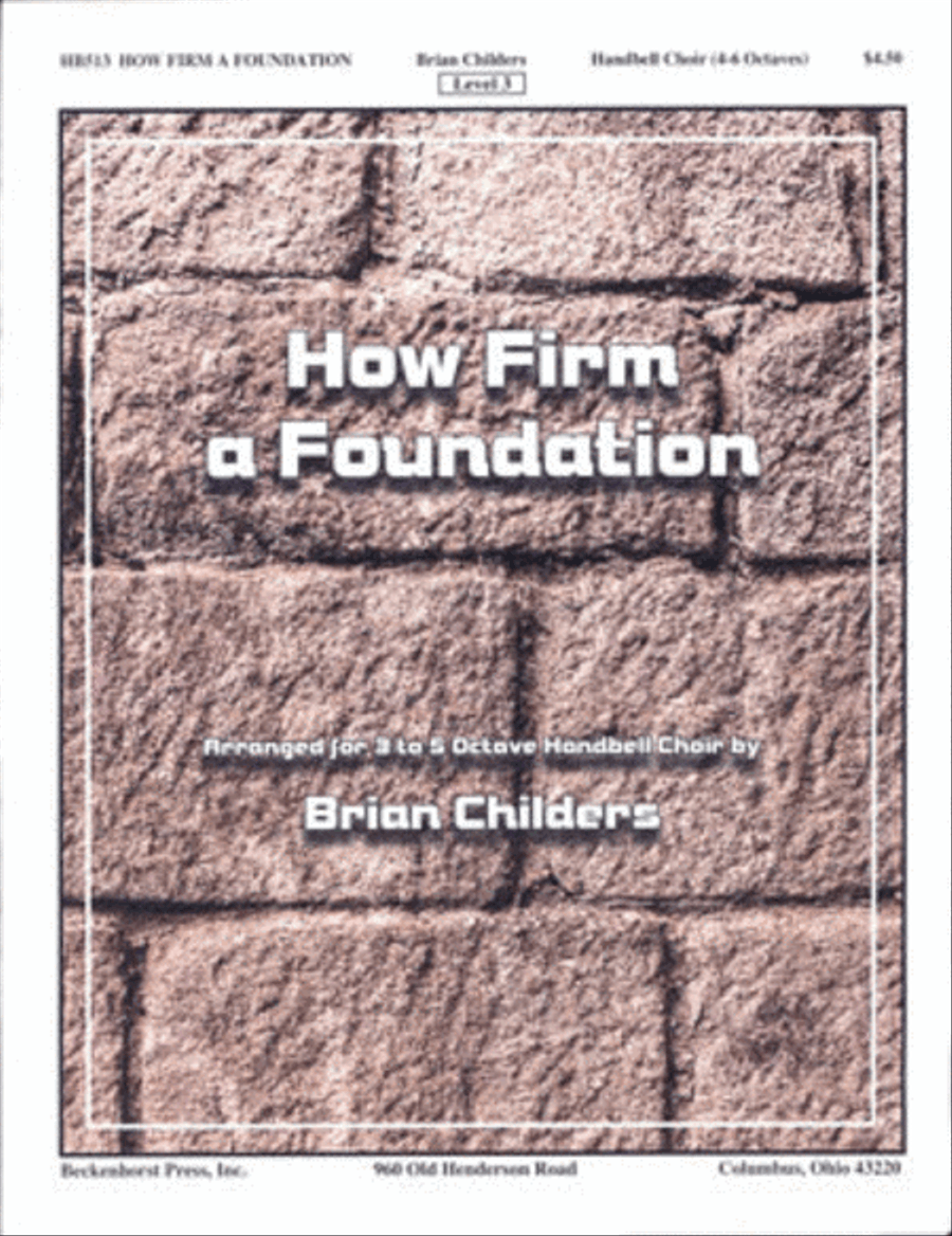 How Firm a Foundation - Childers 5-Octaves scores gallery preview page 1