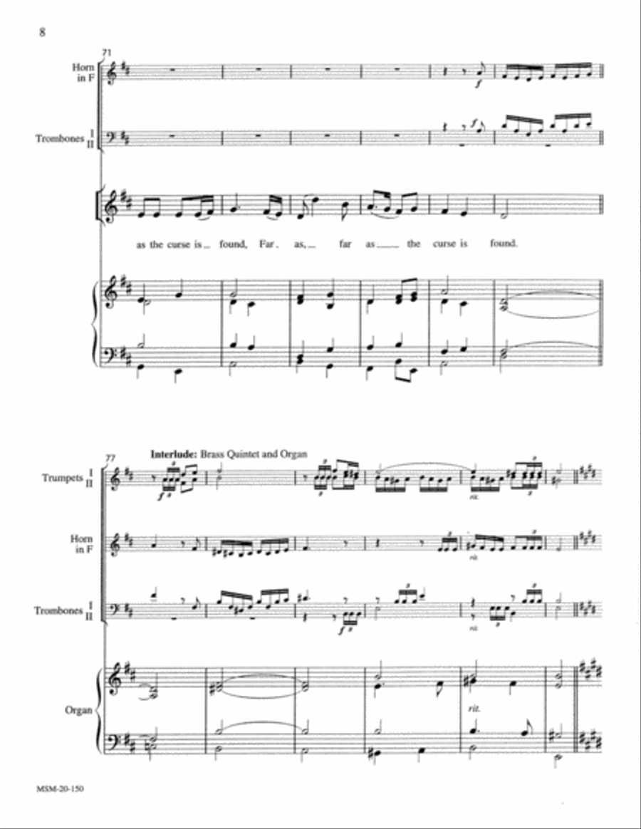 Joy to the World (Antioch) Choir scores gallery preview page 6