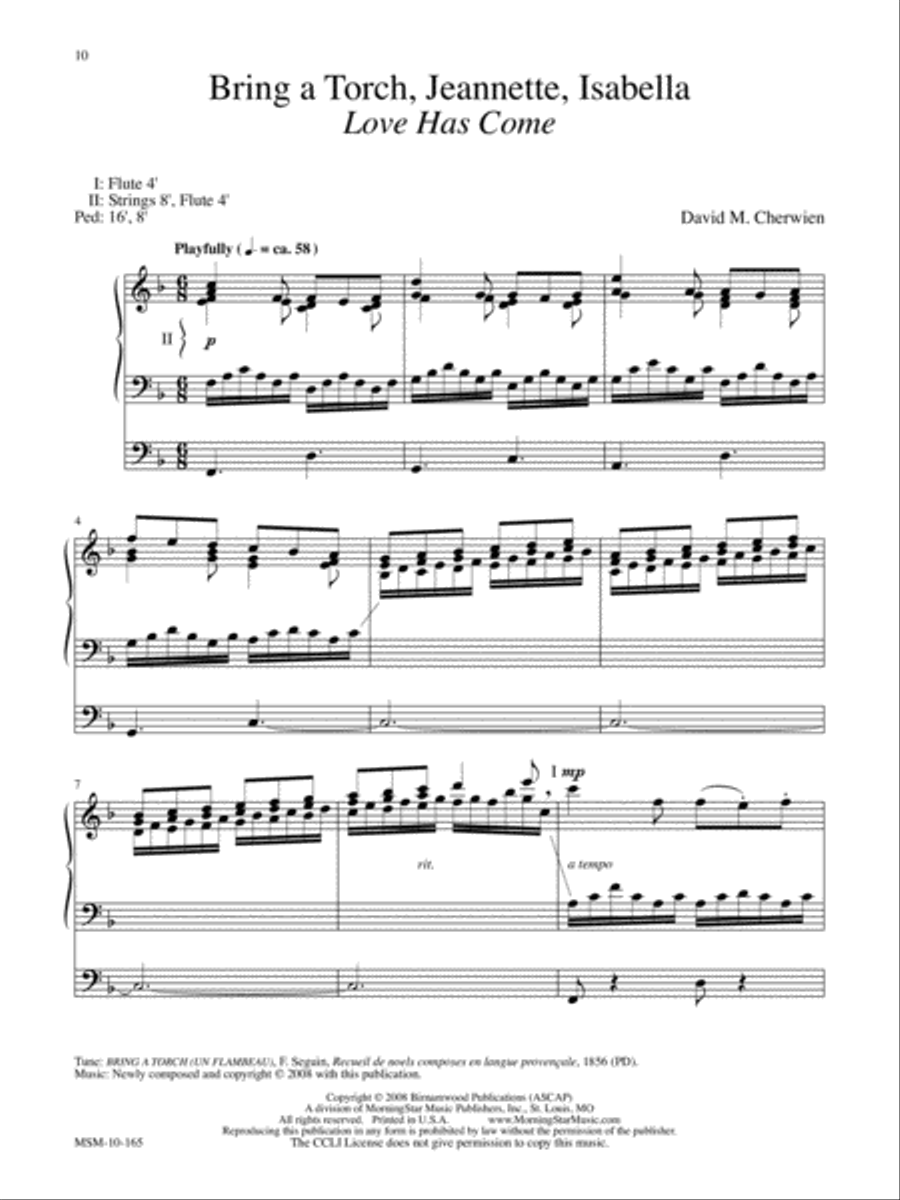 The Bethlehem Collection Six Preludes and Postludes for Christmas Organ scores gallery preview page 5