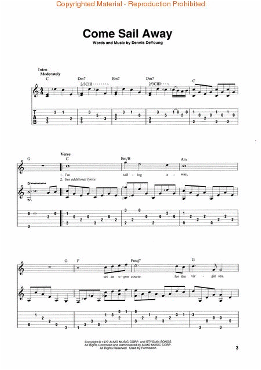 Fingerpicking Rock Fingerpicking Guitar scores gallery preview page 2