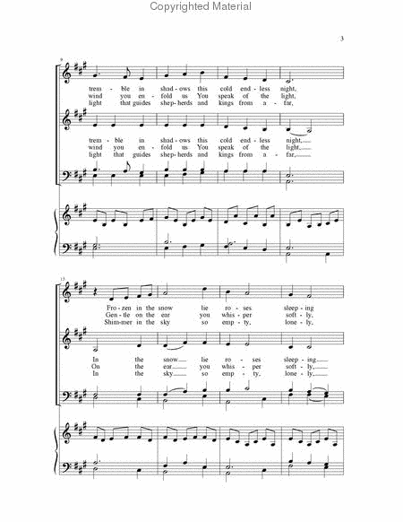 Night of Silence - SATB edition image number null