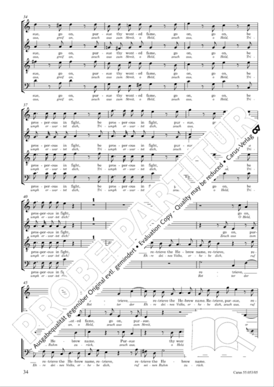Saul Saul SSATB scores gallery preview page 35