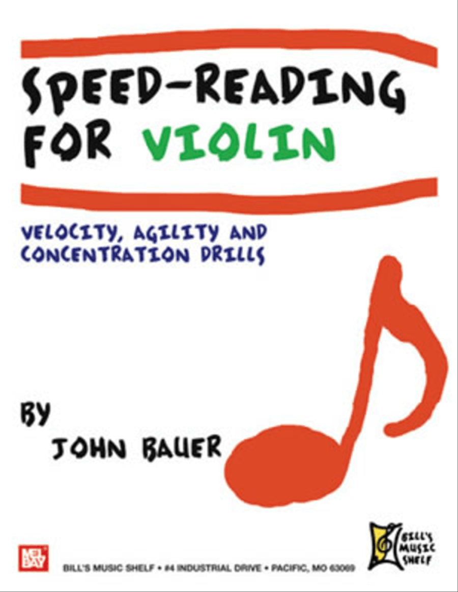 Speed-Reading for Violin Violin scores gallery preview page 1