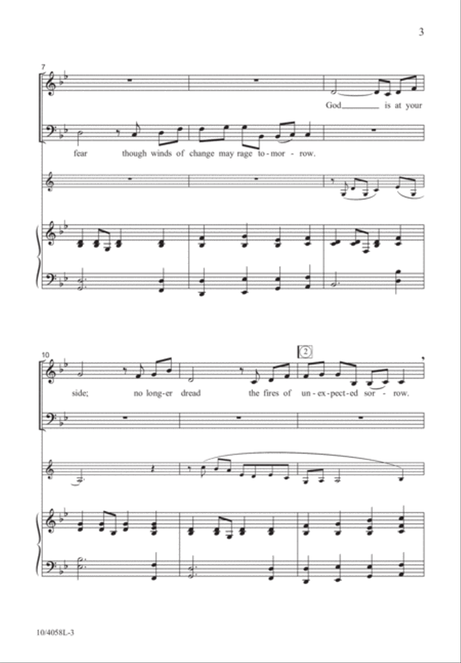 Still, My Soul, Be Still 4-Part scores gallery preview page 4