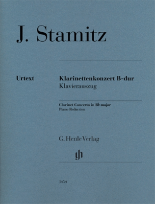 Book cover for Clarinet Concerto in B-Flat Major