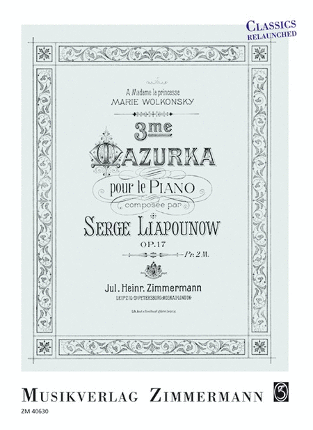 Mazurka No. 3 Op. 17