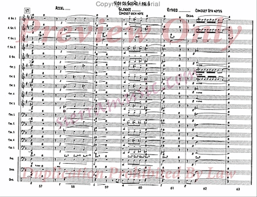 Vida De Sueno Vida De Sueno Big Band scores gallery preview page 9