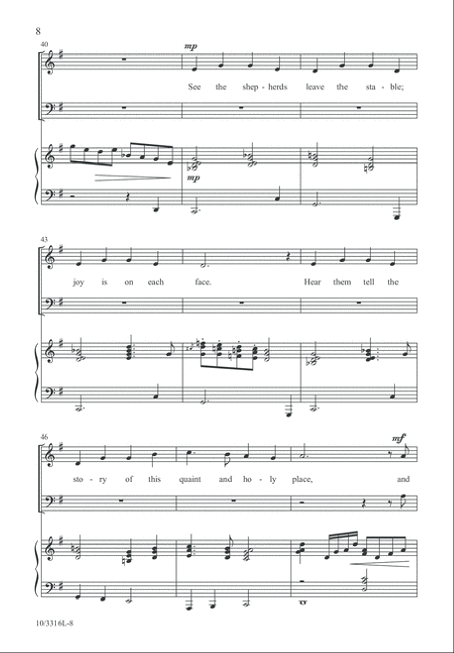 Glory Hallelujah! Glory Hallelujah! 3-Part scores gallery preview page 8
