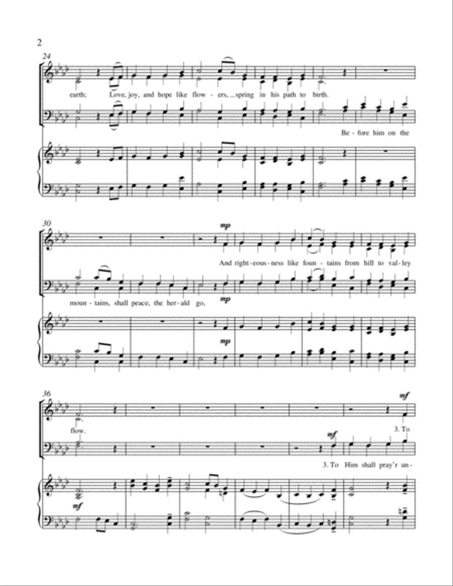Hail to the Lord's Anointed 4-Part scores gallery preview page 3