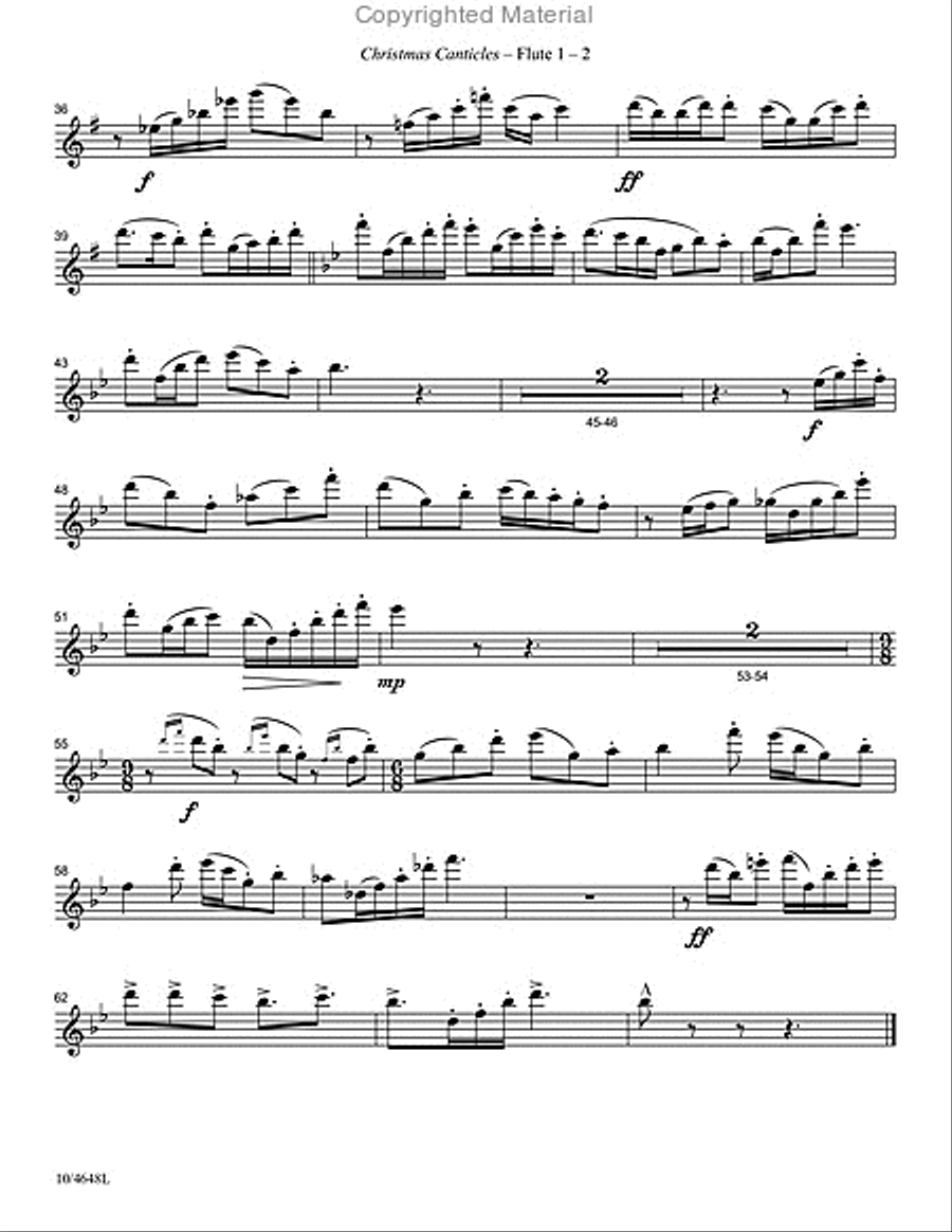 Christmas Canticles SSA scores gallery preview page 3