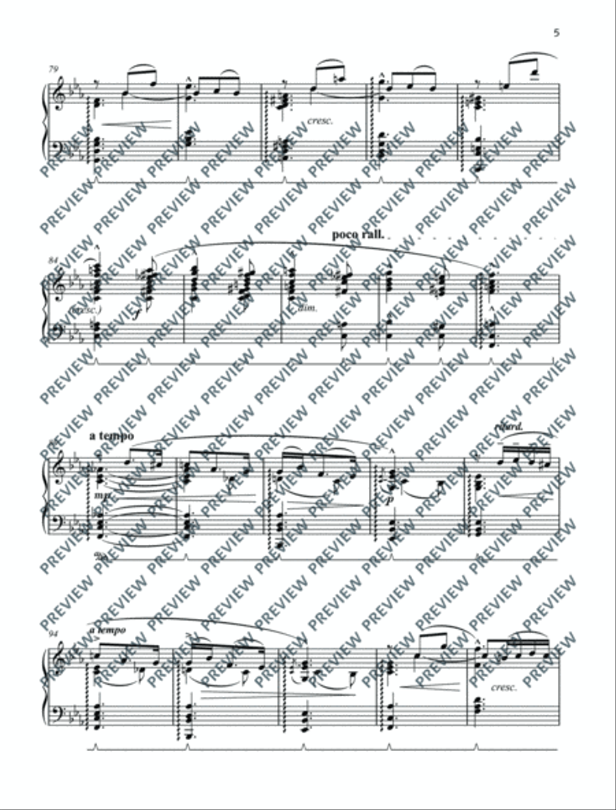 Papillon Piano Solo scores gallery preview page 8