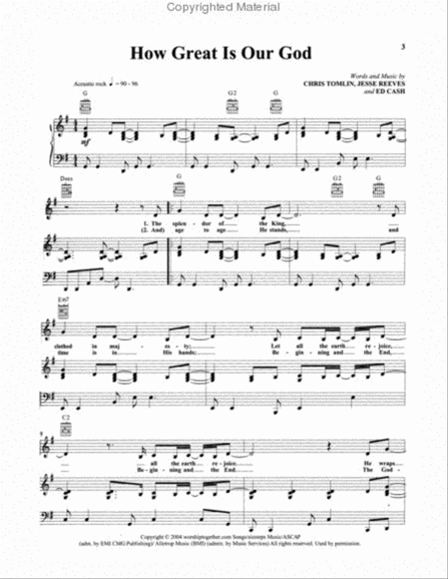 Ultimate Praise & Worship Songbook Piano, Vocal, Guitar scores gallery preview page 2