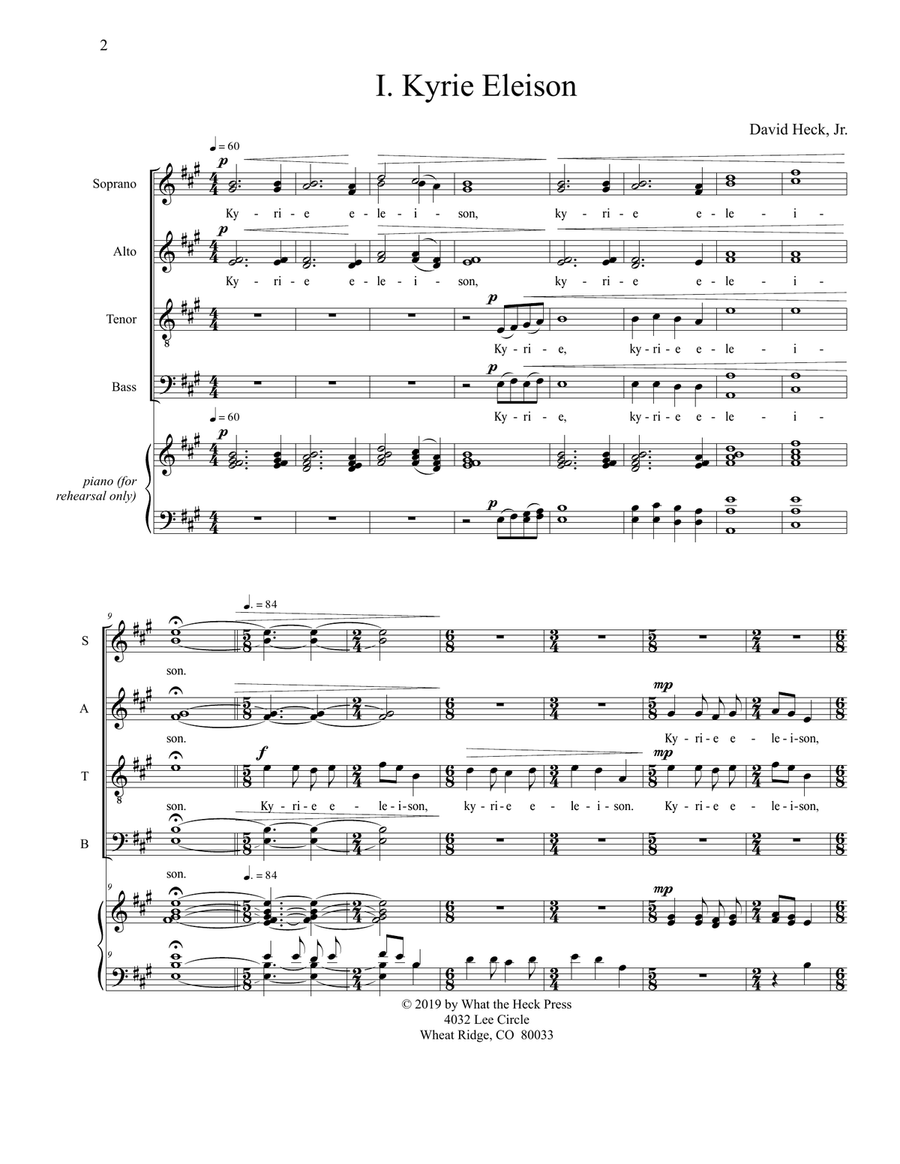 The A Cappella Mass Divisi scores gallery preview page 4