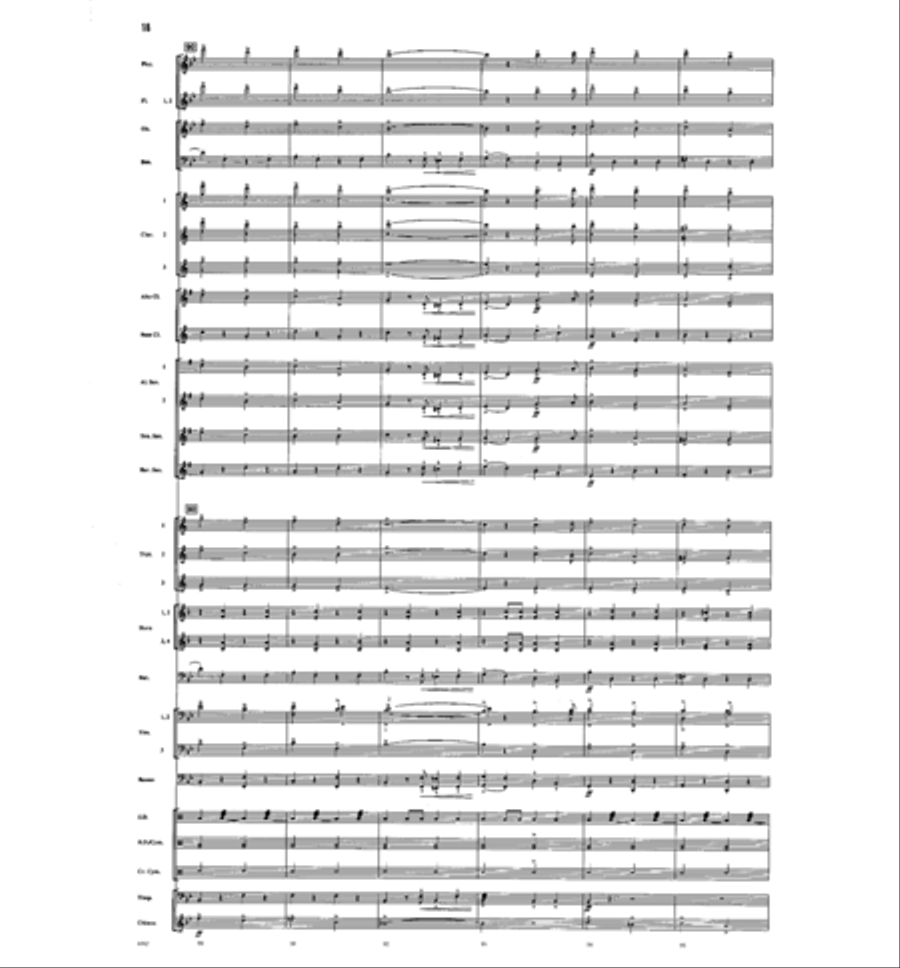 The Chimes of Liberty Concert Band scores gallery preview page 16