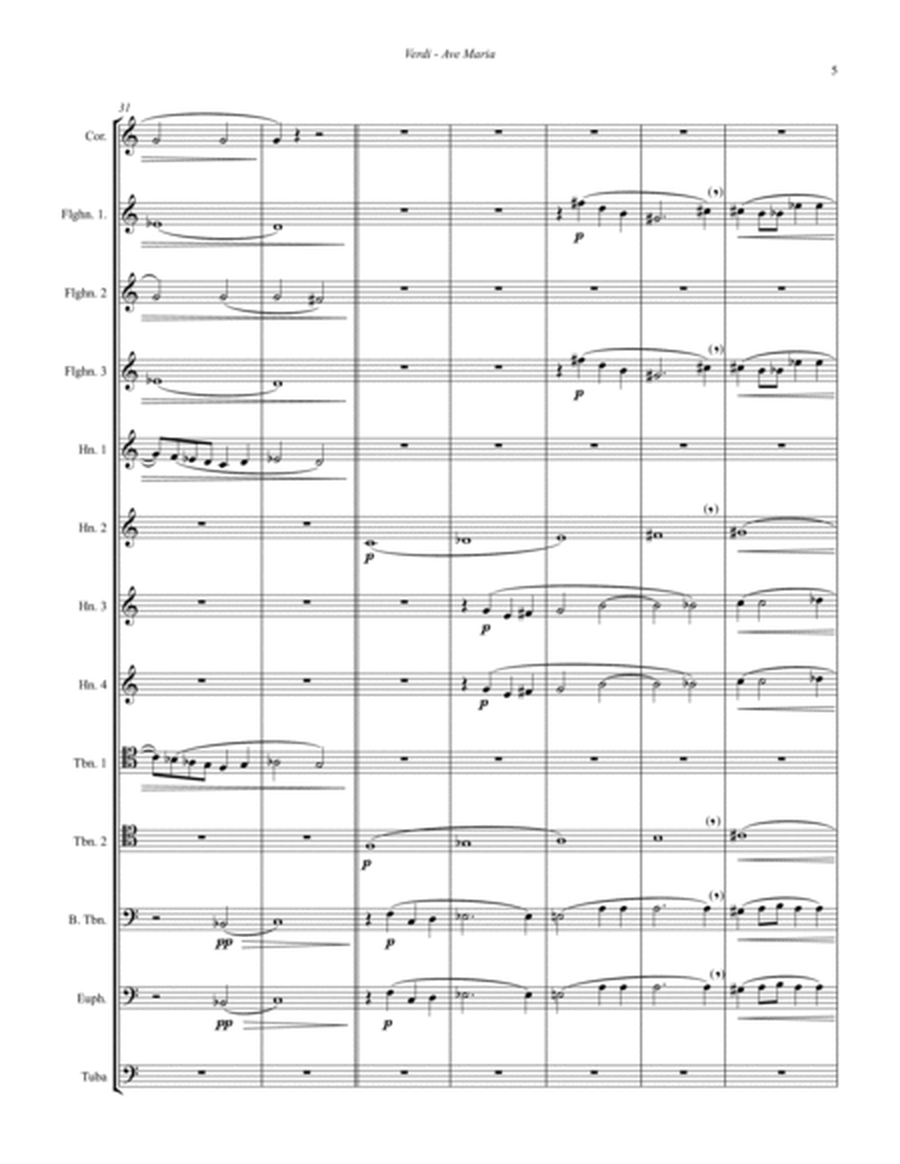 Ave Maria for 13-part Brass Ensemble image number null