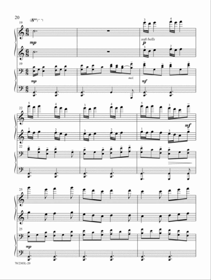 Christmas Keys for Student and Teacher Piano Method scores gallery preview page 11