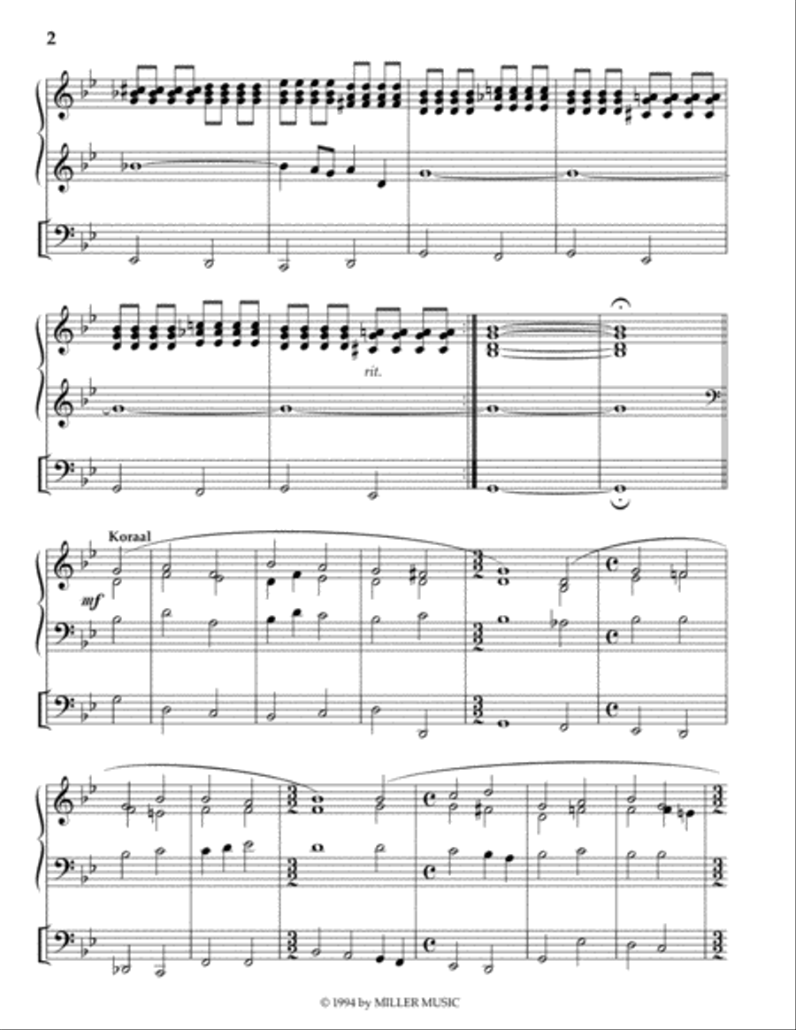 Psalm 100 Psalm 100 Organ Solo scores gallery preview page 2
