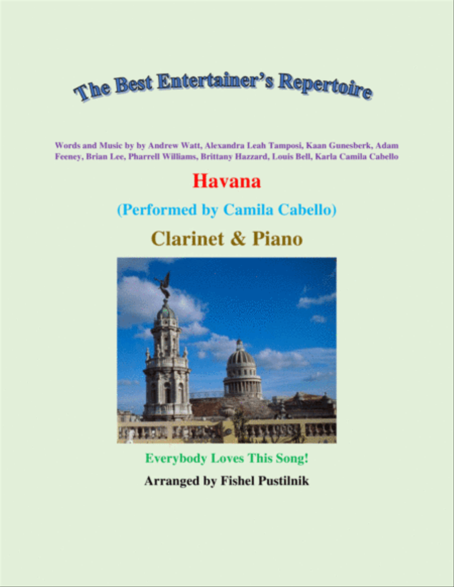 Havana Clarinet Solo scores gallery preview page 1