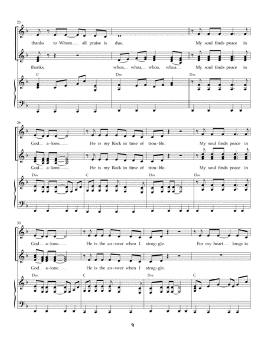 In God Alone Voice scores gallery preview page 3