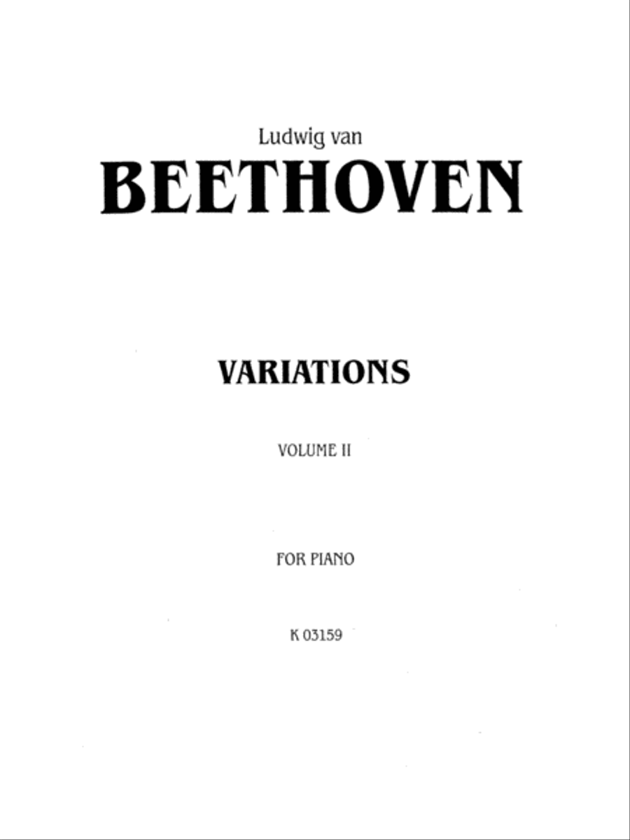 Variations, Volume 2 Piano Solo scores gallery preview page 2