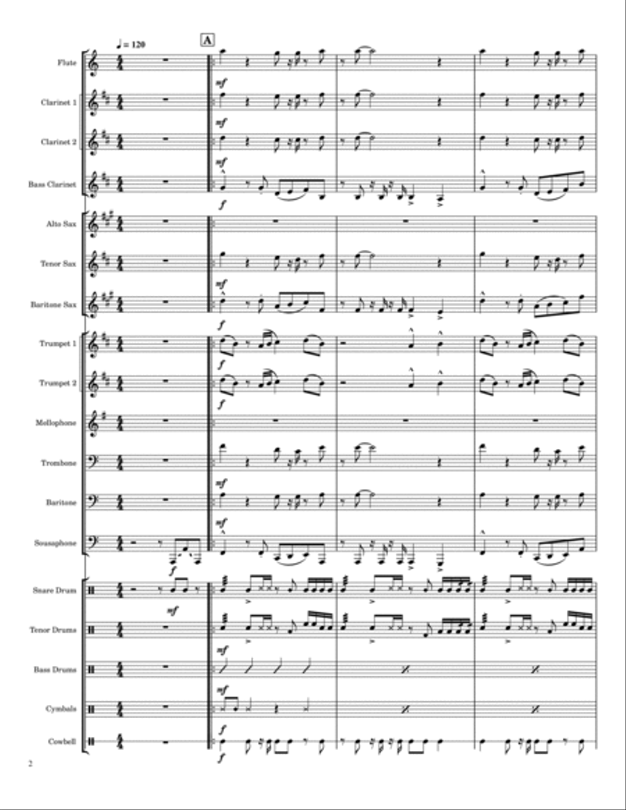 Preach Preach Marching Band scores gallery preview page 2