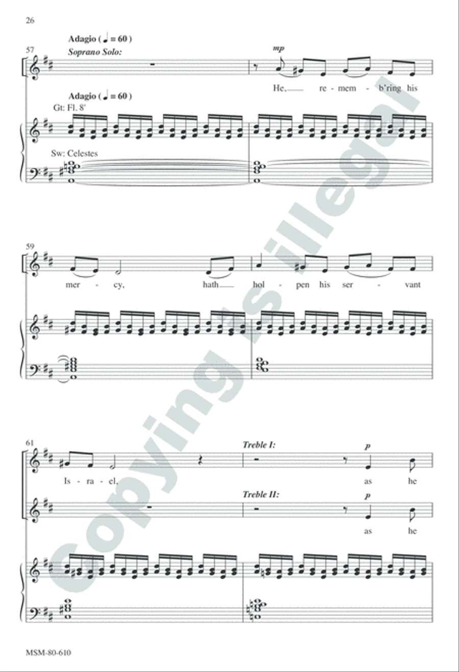 Evensong Unison Choir scores gallery preview page 25