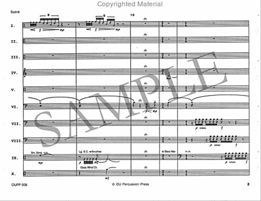 Duo Chopinesque Percussion Ensemble scores gallery preview page 3