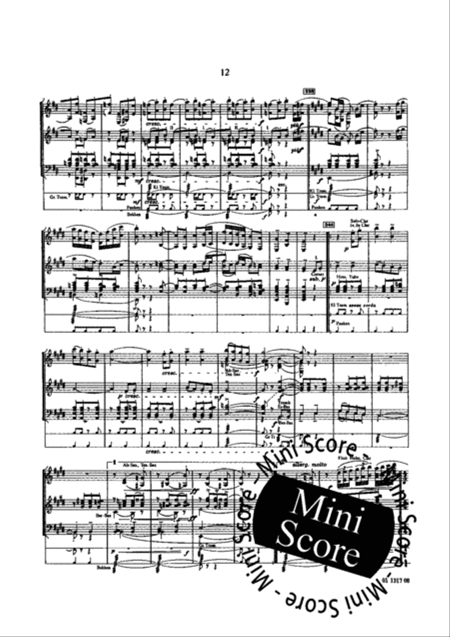 Rhapsody for Band Concert Band scores gallery preview page 16
