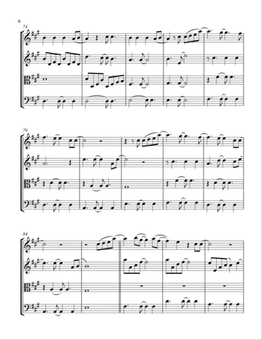 All Of Me String Quartet scores gallery preview page 6