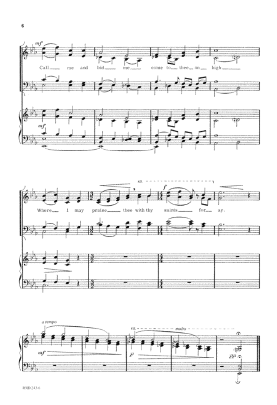 Soul of My Saviour Soul of My Saviour 4-Part scores gallery preview page 7