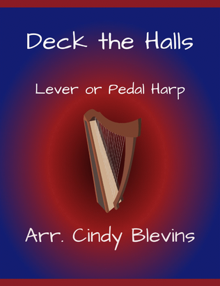 Book cover for Deck the Halls, for Lever or Pedal Harp