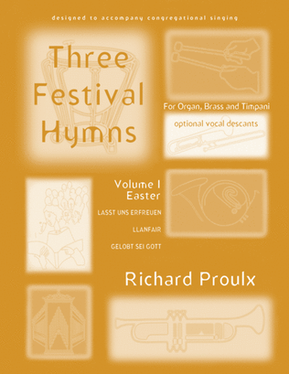 Book cover for Three Festival Hymns - Volume 1